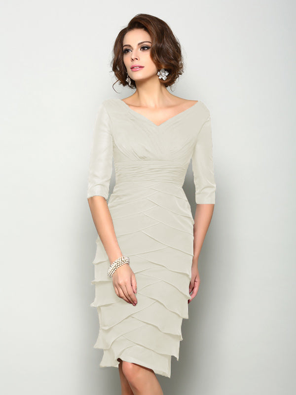 Violet Mae Silver back view mother of the bride dress