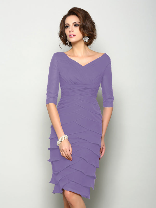 Violet Mae Orchid back view mother of the bride dress