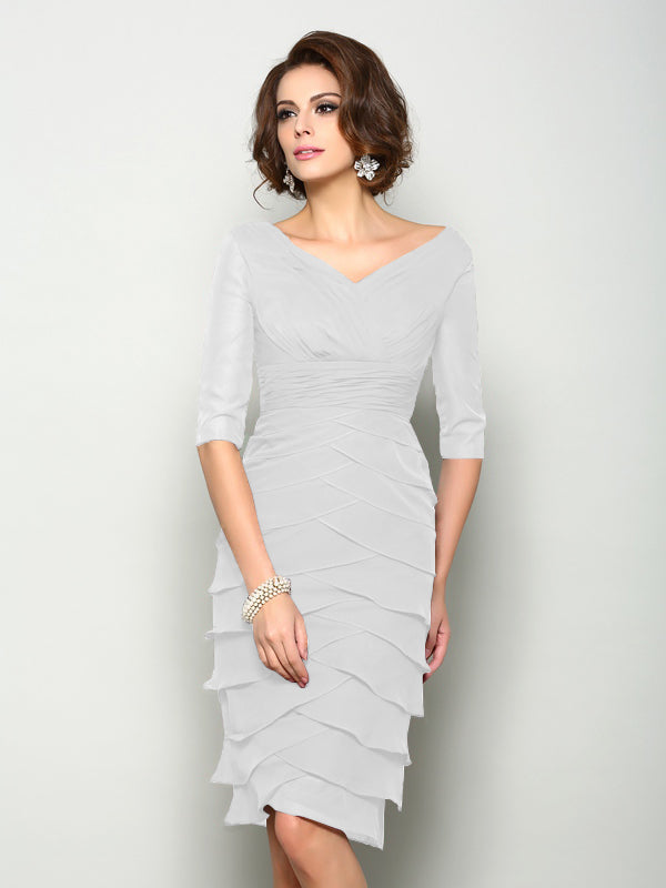 Violet Mae White front view mother of the bride dress