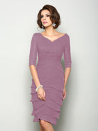 Violet Mae Wisteria front view mother of the bride dress
