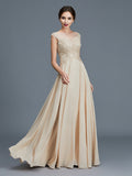 Dahlia Grace Gold front view mother of the bride dress
