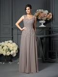 Bernadette June Champagne front view mother of the bride dress