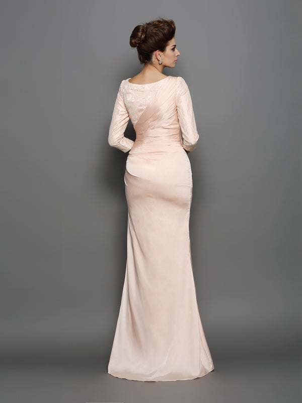 Camille Elise Silver back view mother of the bride dress