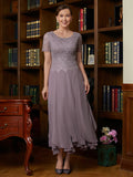 Abigail June Wisteria front view mother of the bride dress