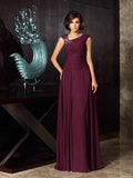 Ophelia Rose Grape front view mother of the bride dress