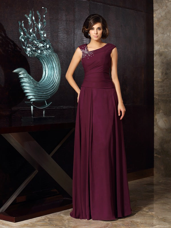 Ophelia Rose Grape front view mother of the bride dress