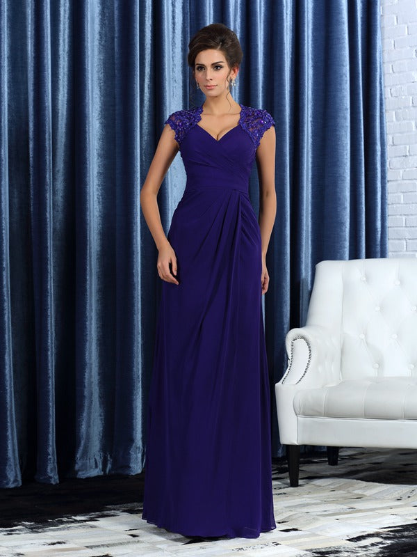 Willow Rose Grape front view mother of the bride dress