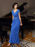 Yvonne Claire Royal Blue front view mother of the bride dress