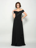 Tabitha Rose Black front view mother of the bride dress