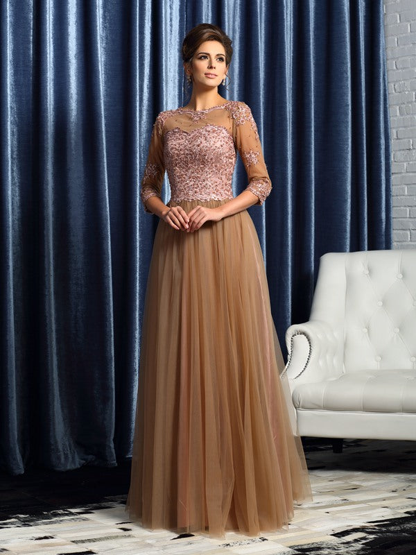 Seraphina Grace Silver front view mother of the bride dress