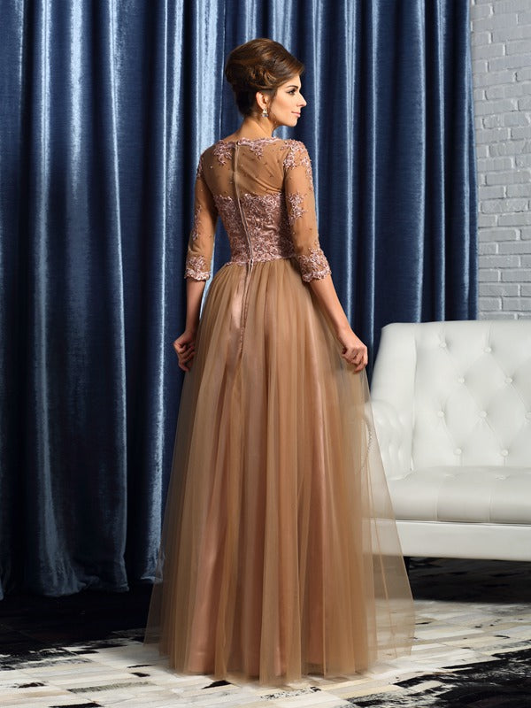 Seraphina Grace Silver back view mother of the bride dress
