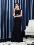Juliette Anne Black front view mother of the bride dress