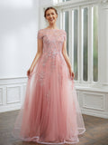 Wendy Mae Dusty Rose front view mother of the bride dress