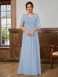 Juliet Amara Lavender front view mother of the bride dress