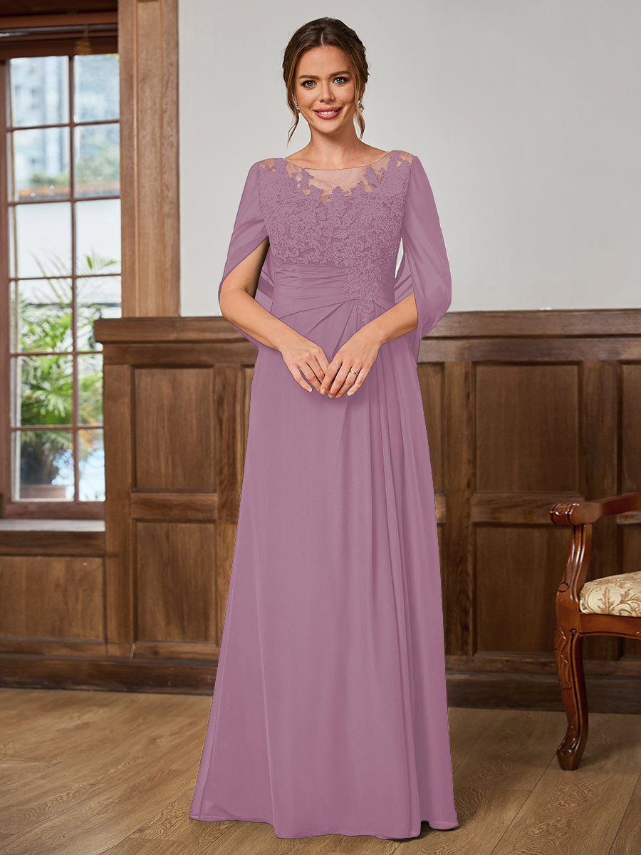 Juliet Amara Wisteria front view mother of the bride dress