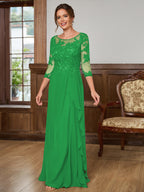 Lillian Rose Emerald front view mother of the bride dress