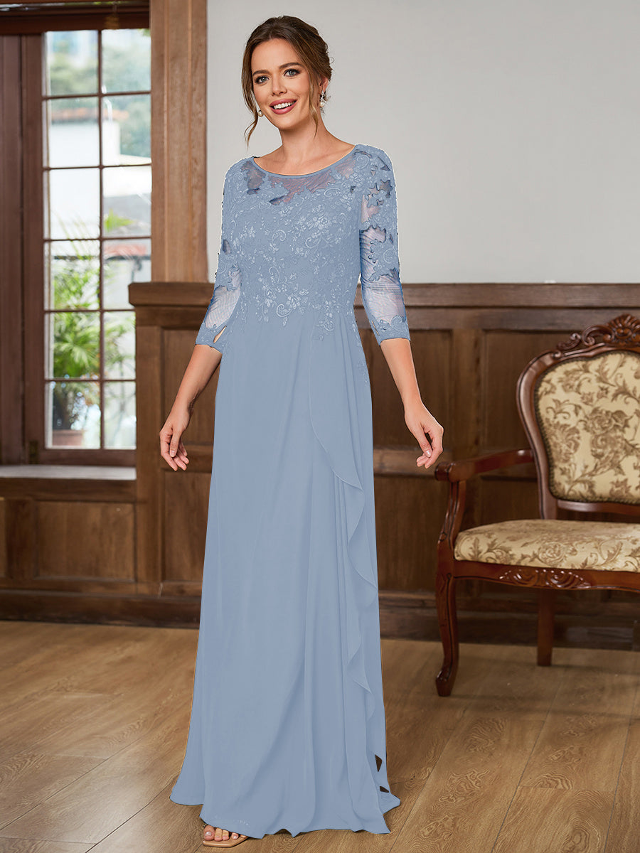 Lillian Rose Lavender front view mother of the bride dress