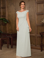 Paula Marie Ivory front view mother of the bride dress