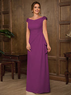 Paula Marie Orchid front view mother of the bride dress