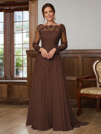 Dorothea Elise Brown front view mother of the bride dress