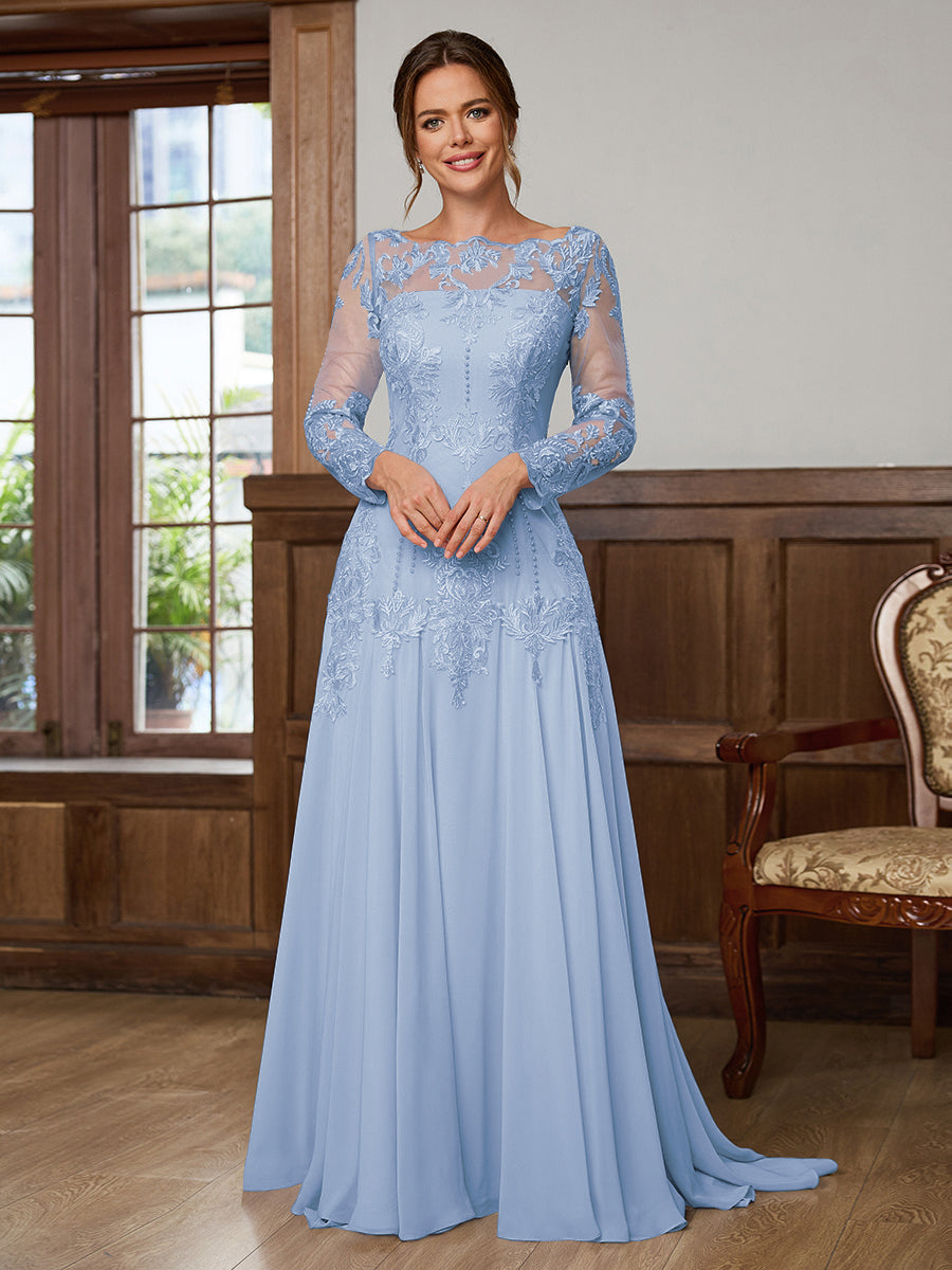 Dorothea Elise Lavender front view mother of the bride dress