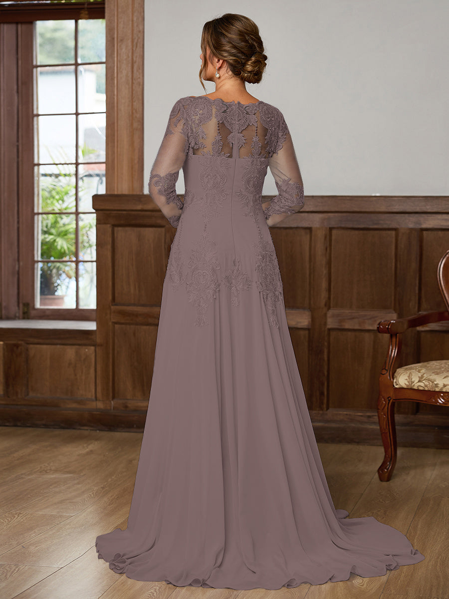 Dorothea Elise Steel Blue bodice detail mother of the bride dress