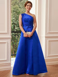 Ruth Grace Royal Blue front view mother of the bride dress