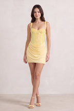 Iolanthe Yellow detail 2 homecoming dress